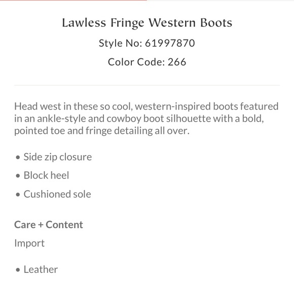 Free People Lawless Fringe Western Boots - Picture 6 of 15